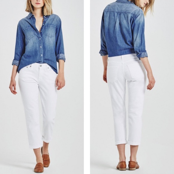 Ag Adriano Goldschmied Denim - AG Ex-Boyfriend Slim Jean in 01 Year White